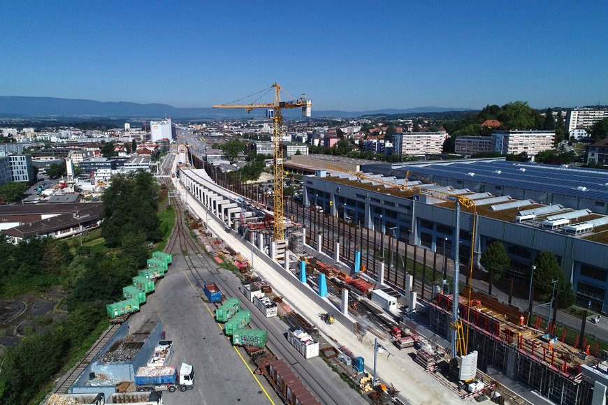 Erster Einsatz für den Potain Hup C 40-30 auf großer SBB-Baustelle